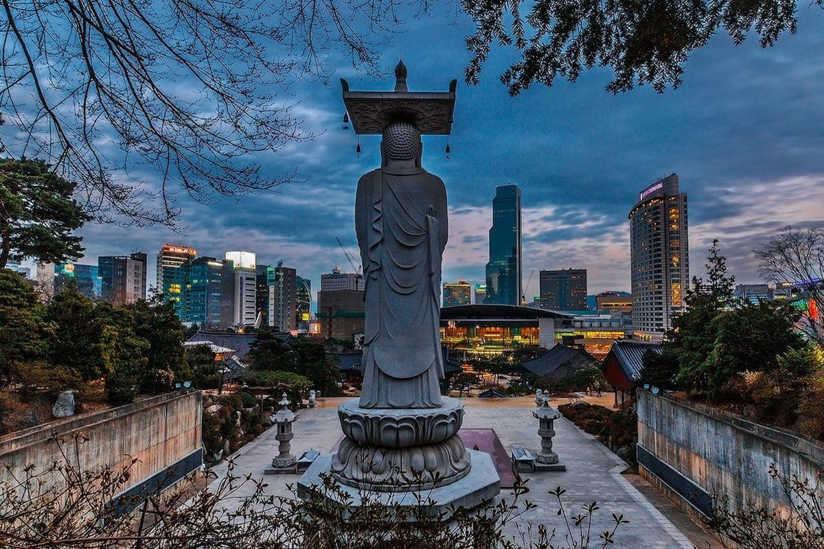 South Korea - Seoul - Bongeunsa Temple 3