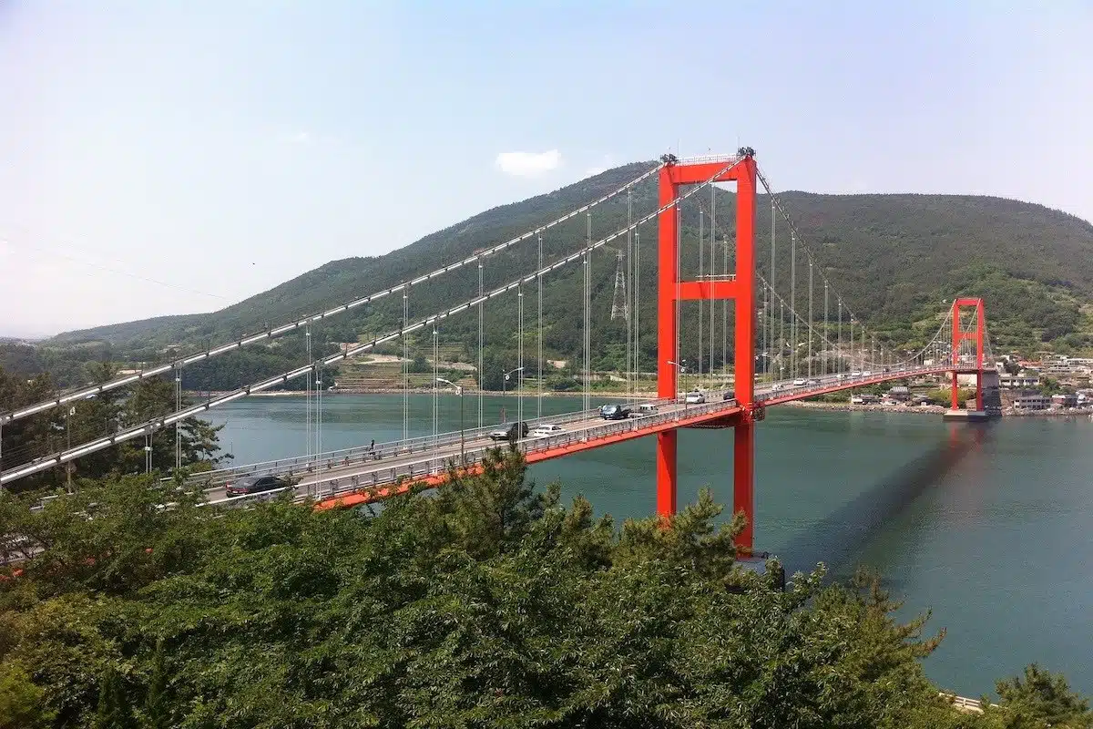 South Korea - Sout Gyeongsang - Namhae 2 - Namhae Bridge